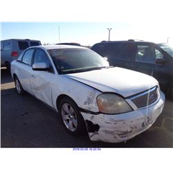 2005 - FORD FIVE HUNDRED//SALVAGE TITLE