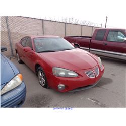 2006 - PONTIAC GRAND PRIX // SALVAGE TITLE