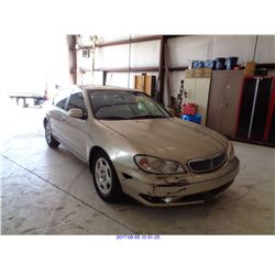 2001 - INFINITI I30//SALVAGE TITLE