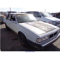 1987 - CHEVROLET CELEBRITY