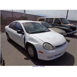 2001 - PLYMOUTH NEON//RESTORED SALVAGE