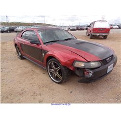2001 - FORD MUSTANG