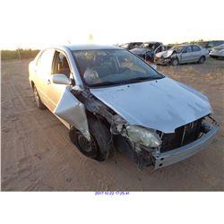 2005 - TOYOTA COROLLA//SALVAGE TITLE