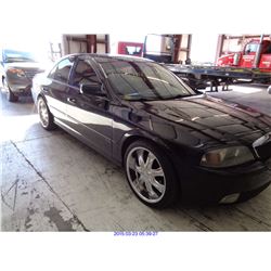 2005 - LINCOLN LS // SALVAGE TITLE