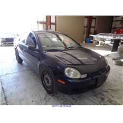 2002 - DODGE NEON