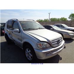 2003 - MERCEDES BENZ ML350