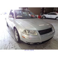 2002 - VOLKSWAGEN PASSAT GLX