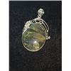 Image 1 : Oval Labradorite Inlay Style Ss Pendant