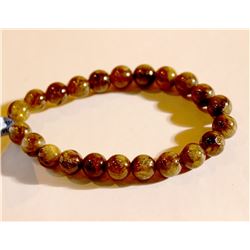 8 M.M. Plain Round Yellow Tourmaline [52Pcs/1.053Kg] Bracelet