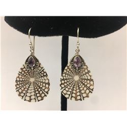 Sterling Silver W/ Resin Earring