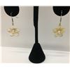 Image 1 : Yellow Shell .925 Sterling Silver Earring 1.50g