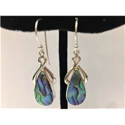 Abalone Shell Earring Sterling Silver 3.0g