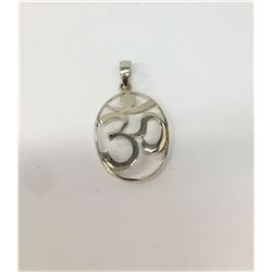 OM .925 Sterling Silver  Pendant