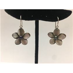 .925 Sterling Silver Shell Earring 1.32g