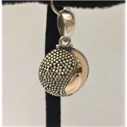 Fancy Round Ss Pendant