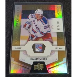 16-17 Upper Deck Trilogy #55 Jimmy Vesey RC
