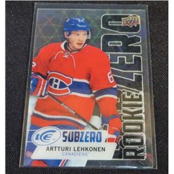 16-17 Upper Deck Ice Sub Zero Artturi Lehkonen
