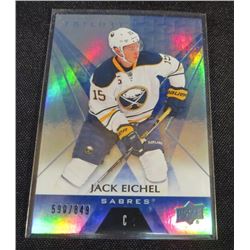 16-17 UD Trilogy Rainbow Blue #41 Jack Eichel