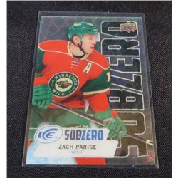 16-17 Upper Deck Ice Sub Zero #SZ18 Zach Parise