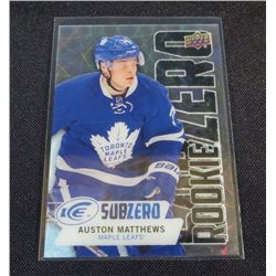 16-17 Upper Deck Ice Sub Zero Auston Matthews