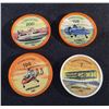 Image 1 : 1960 Lot Of 4 Jello Picture Wheels Transportation