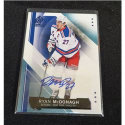 15-16 SP Game Used Autographs Blue Ryan McDonagh