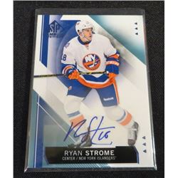 15-16 SP Game Used Autographs Blue #73 Ryan Strome