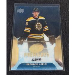 2016-17 Upper Deck Ice #166 Brandon Carlo RC