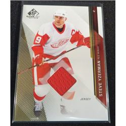 14-15 SP Game Used Gold Jerseys #67 Steve Yzerman