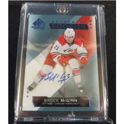 15-16 SP Game Used Auto Blue #172 Brock McGinn