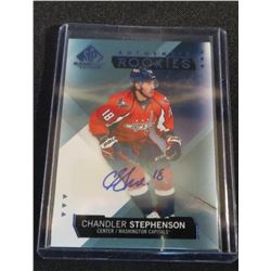 15-16 SP Game Used Auto Blue Chandler Stephenson