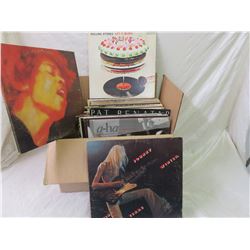 Box of Vinyl Records