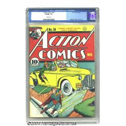 Action Comics #30 (DC, 1940) CGC VF/NM 9.0 Whit