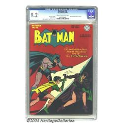 Batman #42 (DC, 1947) CGC NM- 9.2 Cream to off-