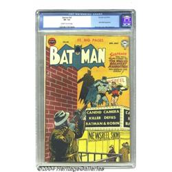 Batman #64 (DC, 1951) CGC VF- 7.5 Off-white to