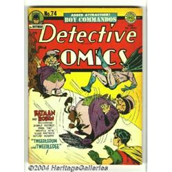 Detective Comics #74 (DC, 1943) Condition: VG/F