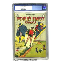 World's Finest Comics #46 (DC, 1950) CGC VF+ 8.