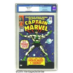 Captain Marvel #1 (Marvel, 1968) CGC NM+ 9.6 Wh