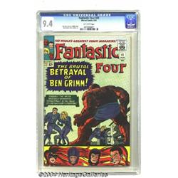 Fantastic Four #41 (Marvel, 1965) CGC NM 9.4 Of