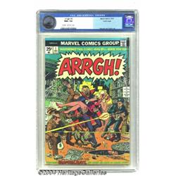 Arrgh! #1 Pacific Coast pedigree (Marvel, 1974)