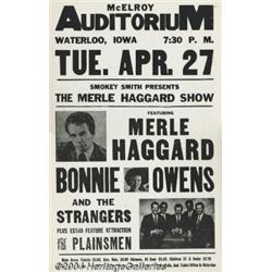 Merle Haggard - Music Memorabilia Poster (Smoke