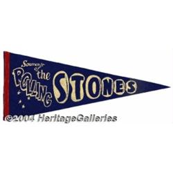 Music Memorabilia Pennants Group (1966-1970). I