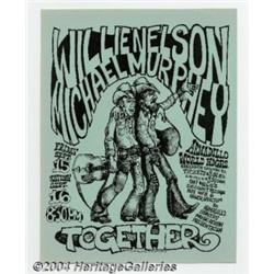 Willie Nelson - Music Memorabilia Handbill (Arm