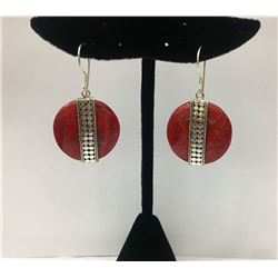 CORAL Earring Sterling Silver