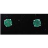 Image 1 : 2.72ct Tsavourite 14K White Gold Earring