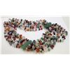 Image 1 : Natural Gems Stones Multi Stones Necklace