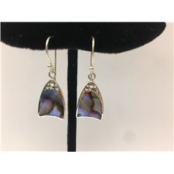 Abalone Sterling Silver Earring