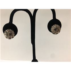 .925 Sterling Silver Shell Earring 2.77g