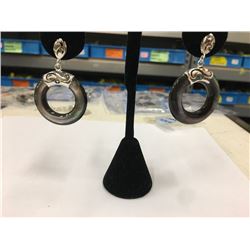 .925 Sterling Silver Shell Earring 3.80g