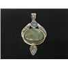 Image 1 : Labradorite Oval Shape W/Other Stones Ss